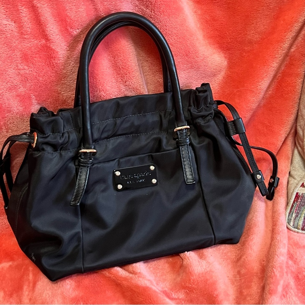 Kate Spade New York Westbury Black Nylon Drawstring Bag